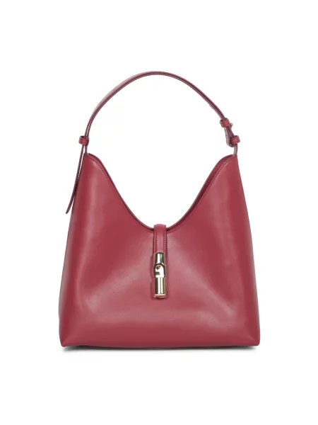 Torebka Furla skórzana elegancka czerwona