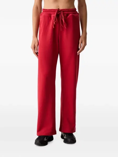 Pantaloni Adidas By Stella Mccartney cu imagine alergare cu cordon roșu
