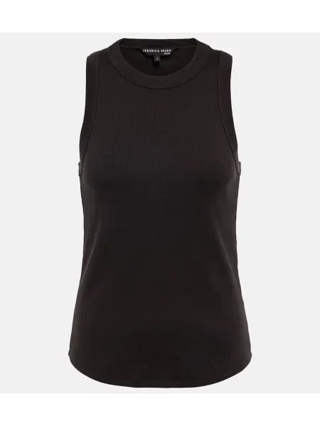 Top Veronica Beard z dżerseju czarny