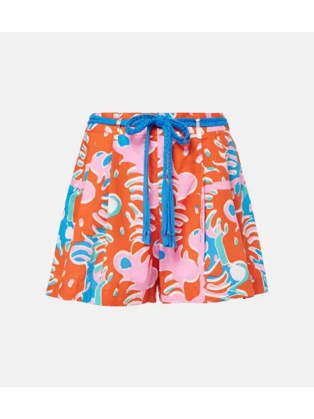 Pantaloni scurți Poupette St Barth cu imagine roșu