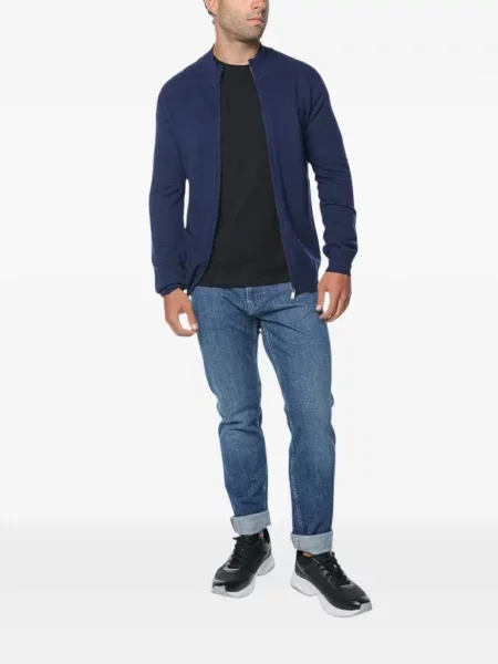 Cardigan Trussardi tricotate albastru