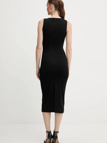 Сукня Versace Jeans Couture midi облягаюча чорний