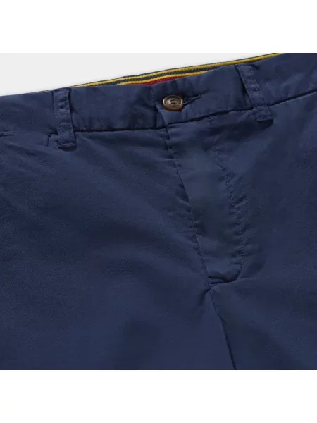 Bermudy Brooks Brothers ze stretchu niebieskie
