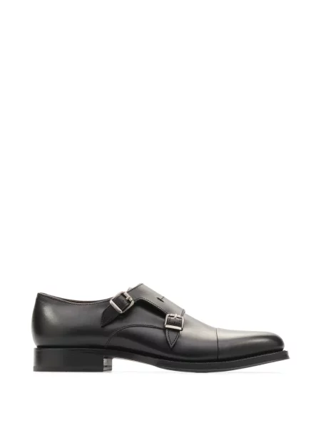 Pantofi monk Lottusse cu cataramă negru