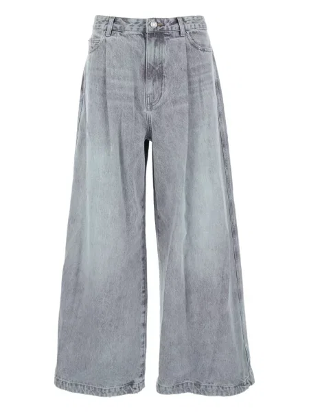 Plisované džíny Juun.j s 5 kapsami modré