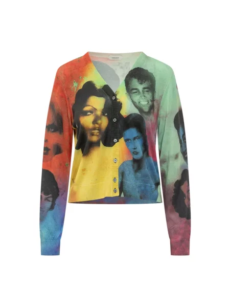 Dzianinowy kardigan Versace