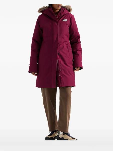 Blană artificială geacă parka The North Face roz