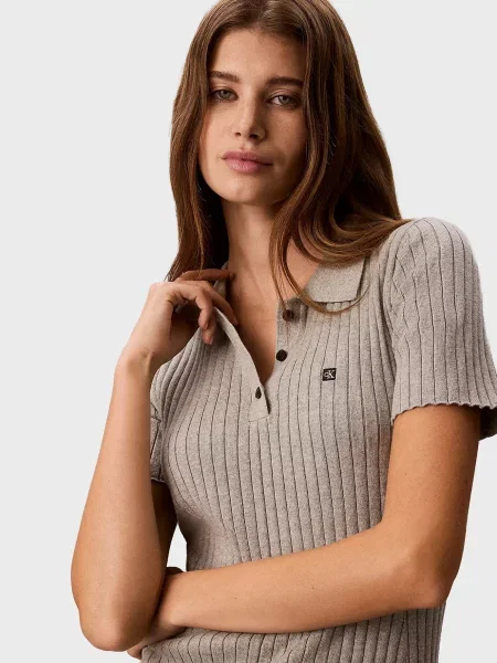 Джинсовое платье Calvin Klein Jeans серое