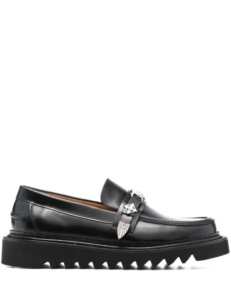 Pantofi loafer Toga Virilis din piele chunky negru