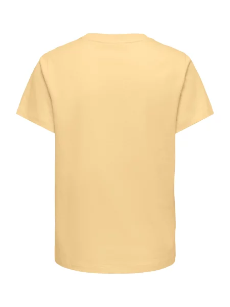 Only Maternity Tricou OLMCHELSEA galben / perlat alb