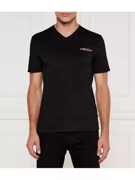 Guess Jeans Tricou AMERICAN negru