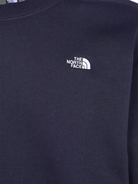 Hanorac The North Face cu broderie albastru