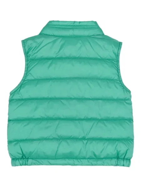 Kamizelka puchowa dziecięca Moncler Enfant zielona