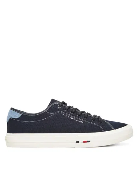 Πάνινα παπούτσια Tommy Hilfiger Hi Vulc Street Canvas Σκούρο μπλε
