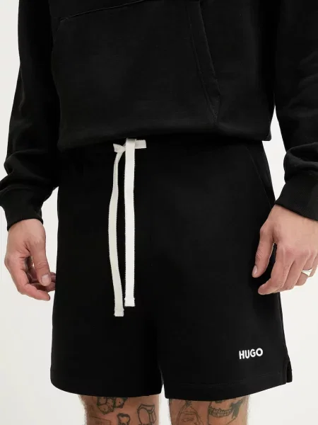 HUGO pantaloni scurti din barbati negru