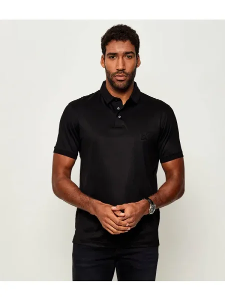 Tricou polo Emporio Armani negru