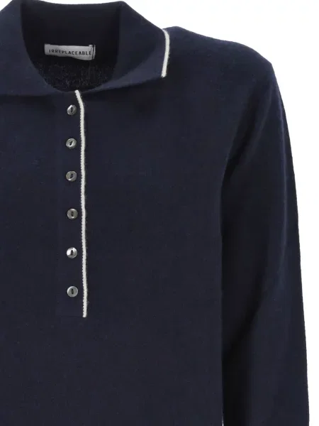 Gulerat tricou polo Irreplaceable albastru
