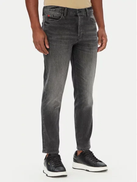HUGO Farmer HUGO Sötétszürke Tapered Fit