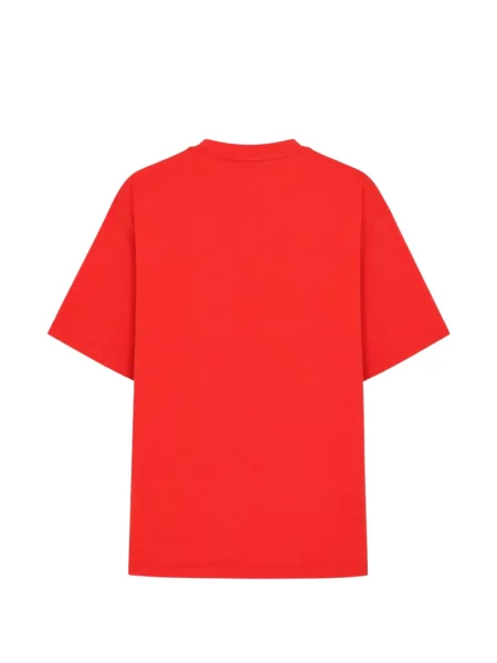 Tricou Msgm cu broderie roșu