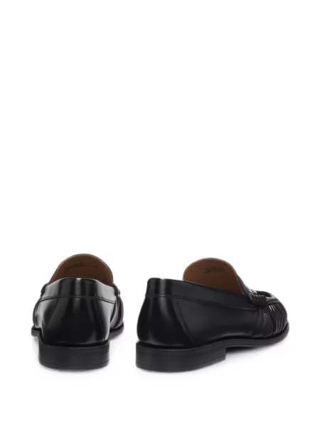 Mocasini Boss din piele negru