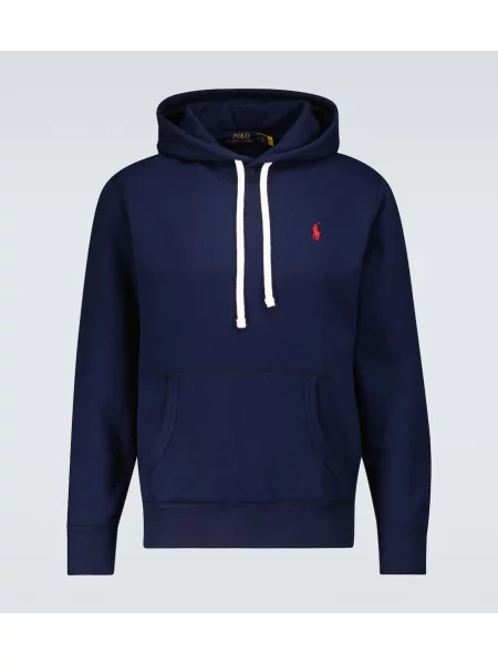 Hoodie Polo Ralph Lauren s kapuco modra