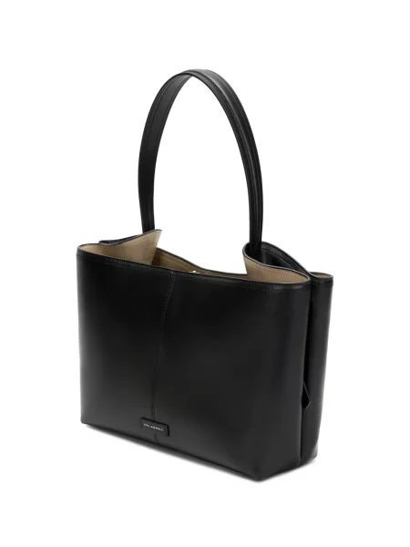Shopper kabelka Karl Lagerfeld čierna