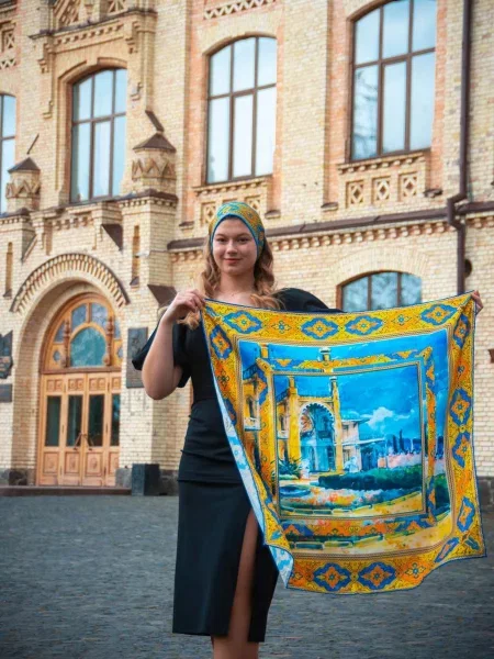 Шелковый платок Myscarf