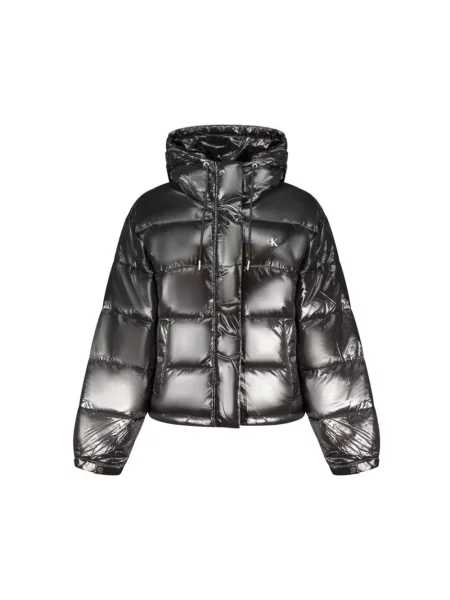 Kurtka w stylu puffer z Logo Model SHINE PUFFER JACKET' Calvin Klein czarna