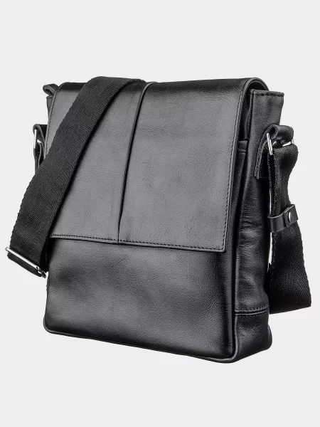 Кожаная сумка Shvigel черная