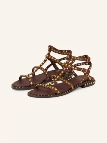 Ash Sandály Precious S Cvočky tmavě hnědá