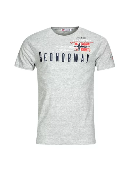 Majica Geographical Norway siva