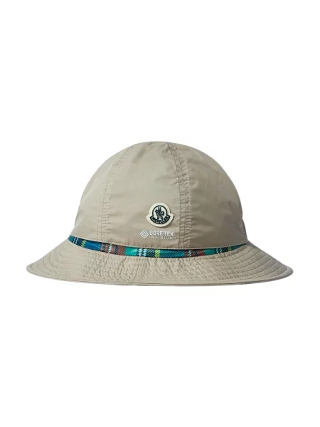 Koszulka Moncler z logo beżowa