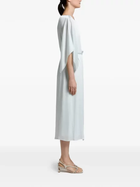 Sukienka midi Peserico wiązana niebieska