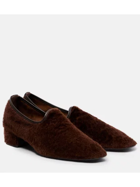 Pantofi loafer Herbert Levine din piele de oaie maro