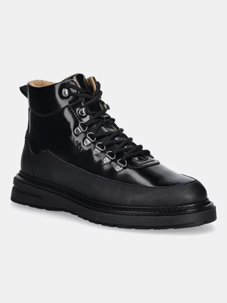 Кожени обувки Gant Hillprep черно