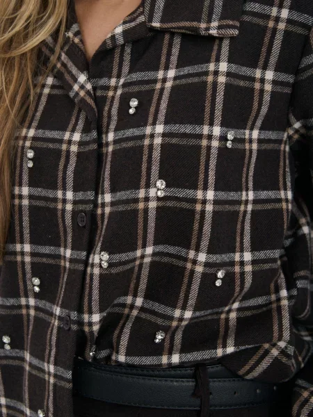 Košulja Italy Moda smeđa