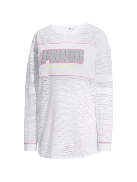 Tricou Puma cu perforații alb