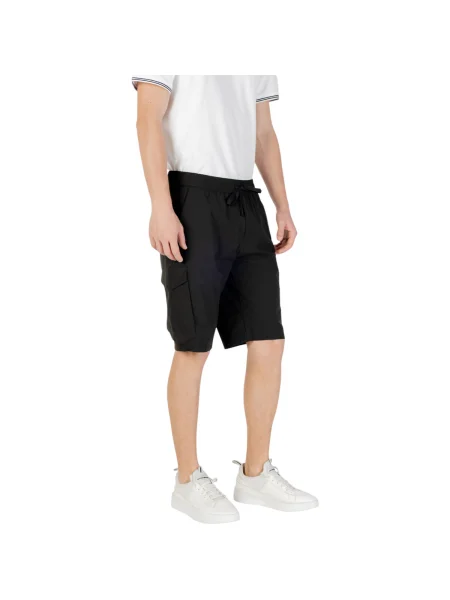 Pantaloni cargo Boss negru
