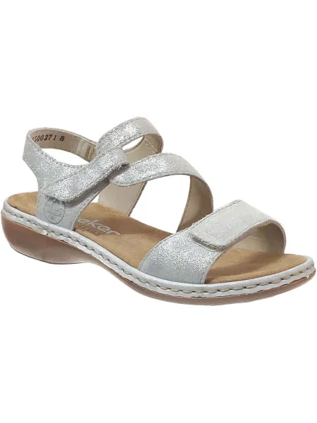 Pantofi Rieker argintiu