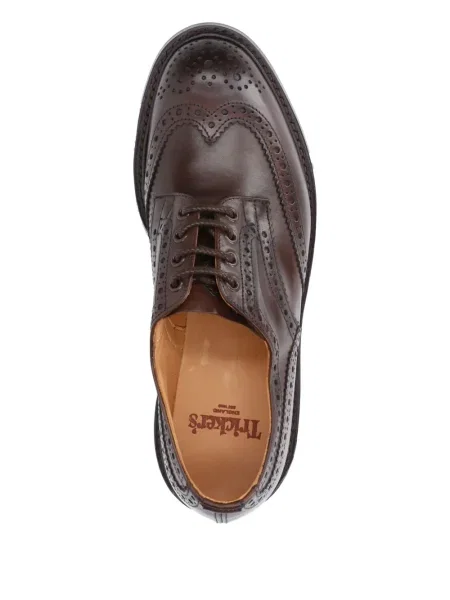 Pantofi derby Tricker's maro