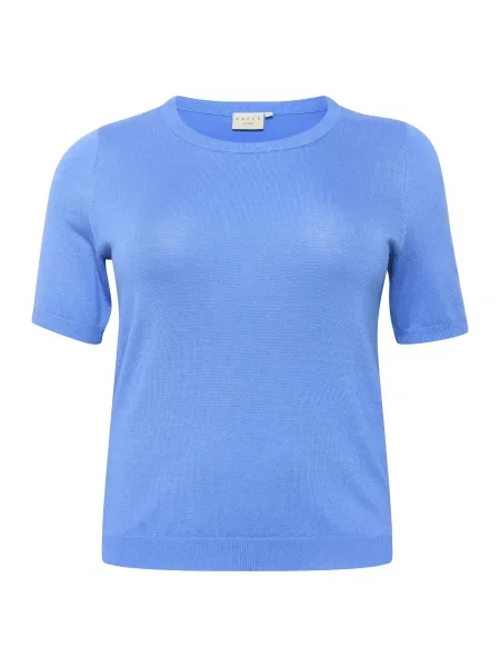 KAFFE CURVE Sveter Lizzy azúrová