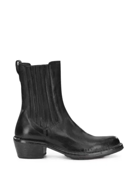 Cizme scurte Moma din piele negru