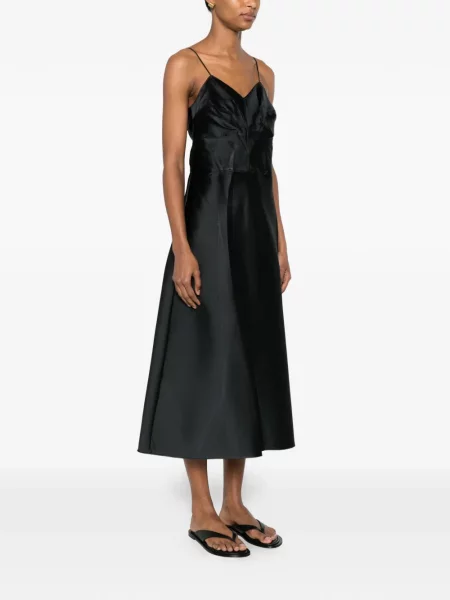 Rochie midi Calvin Klein Collection cu bretele negru