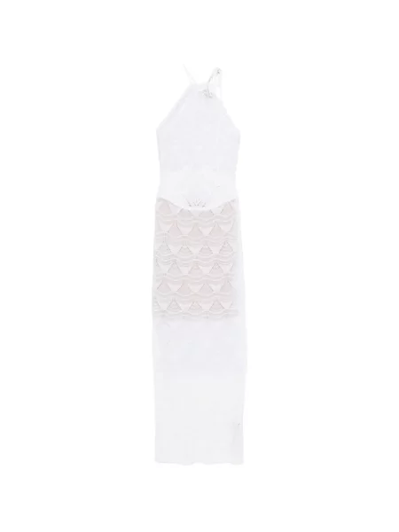 Rochie Just Cavalli cu legături alb