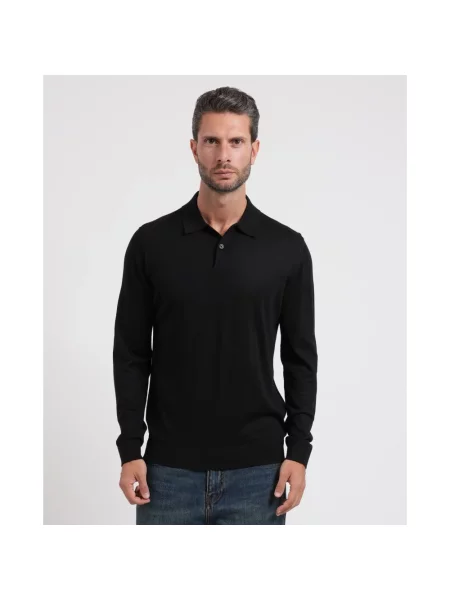 Armani Exchange sweter z dodatkiem wełny czarny
