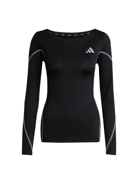 ADIDAS PERFORMANCE Tricou funcțional Adizero negru alb