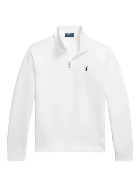 Iš natūralios odos trumpas dryžuotos polo marškinėliai Polo Ralph Lauren pilka
