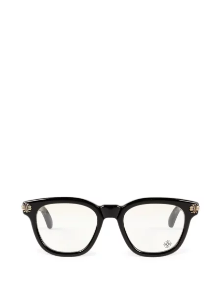 Ochelari de soare Chrome Hearts cu motiv cu inimi negru