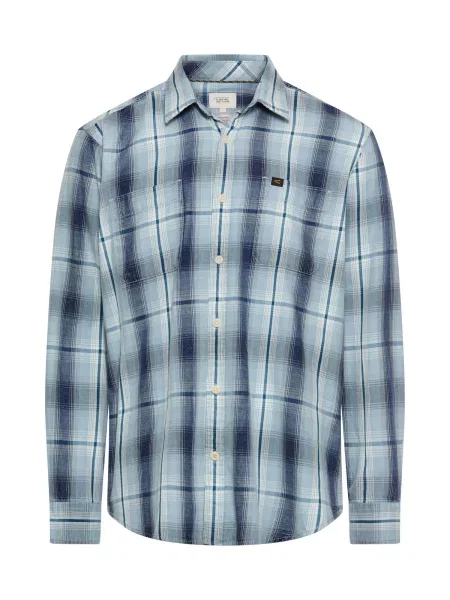 CAMEL ACTIVE Cămașă bleumarin / albastru deschis / verde petrol alb