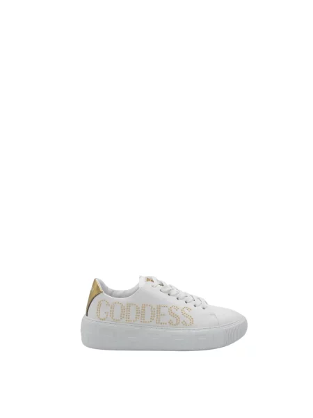 Sneakersy Versace skórzane czerwone
